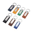 Pu Rectangle Keychains