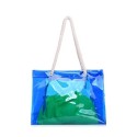 Clear Beach Tote With Cotton Rope