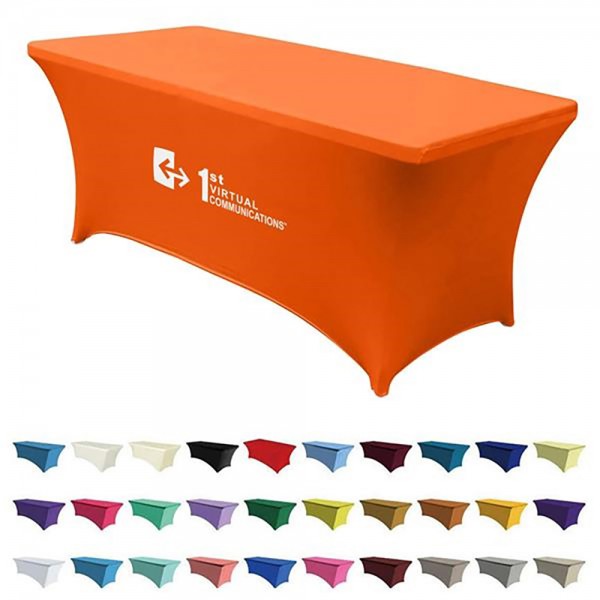 6" Premium Elastic Table Cover(3-Sided)